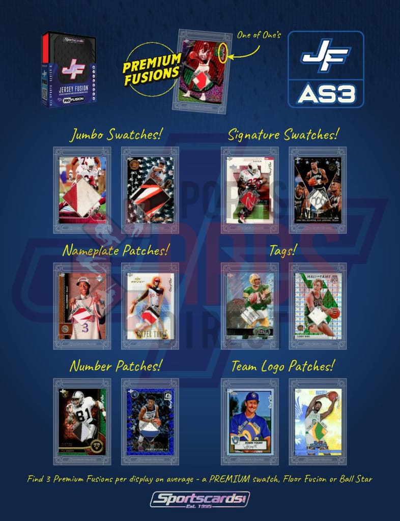 Jersey Fusion All Sports Series 3 Sealed Box Hobby