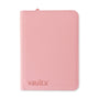 Vault X 9 pocket Exo-Tec Zip Binder - Just Pink