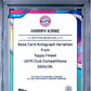 Topps Harry Kane 15/50 Autograph Gold Refractor #BA-HK 2024-25 Topps Finest Uefa Club Competitions PSA 8