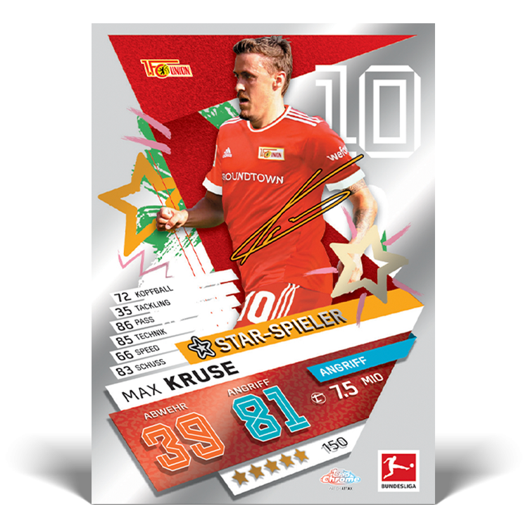 Topps Bundesliga Match Attax Chrome 2021/22 Hobby Box