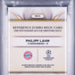 Topps Philipp Lahm 3/5 Reverence Jumbo Relic Red #RJR-PL 2024 Reverence Uefa Club Competitions PSA 10