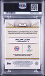 Topps Philipp Lahm 3/5 Reverence Jumbo Relic Red #RJR-PL 2024 Reverence Uefa Club Competitions PSA 10