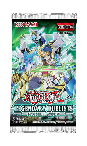 Legendary Duelists 8 - Synchro Storm Booster Pack- Yu-Gi-Oh Tcg Tcg