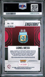 Panini Lionel Messi King Of Quatar Fifa World Cup Qatar #118 2022 Panini Instant PSA 10