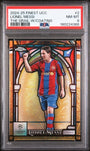 Topps Lionel Messi The Grail W / Coating #2 2024 2024-25 Topps Finest Uefa Club Competitions PSA 8