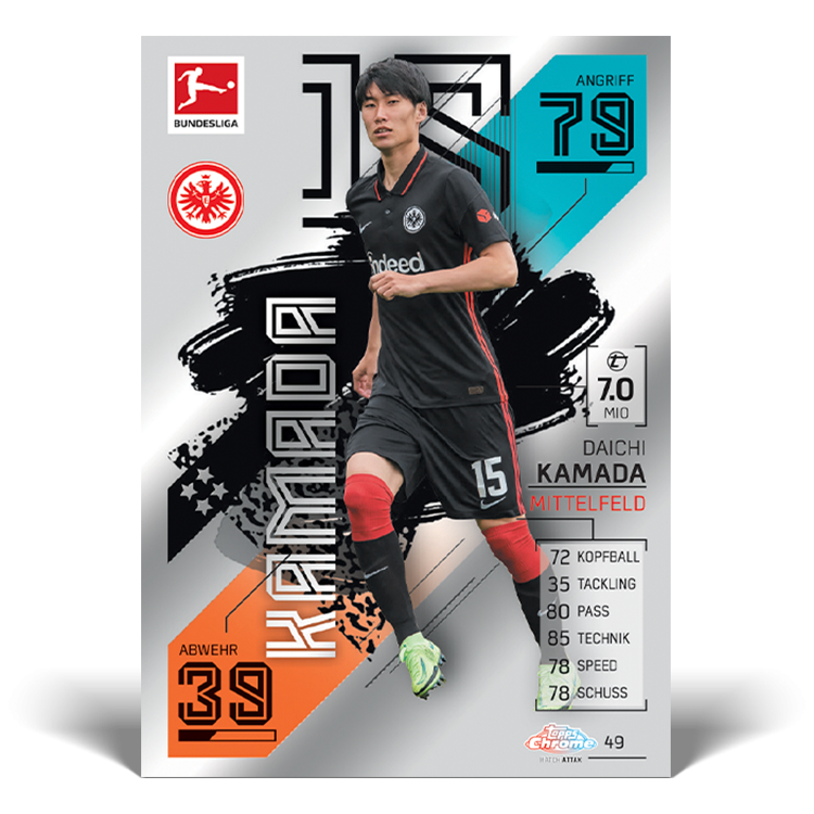 Topps Bundesliga Match Attax Chrome 2021/22 Hobby Box