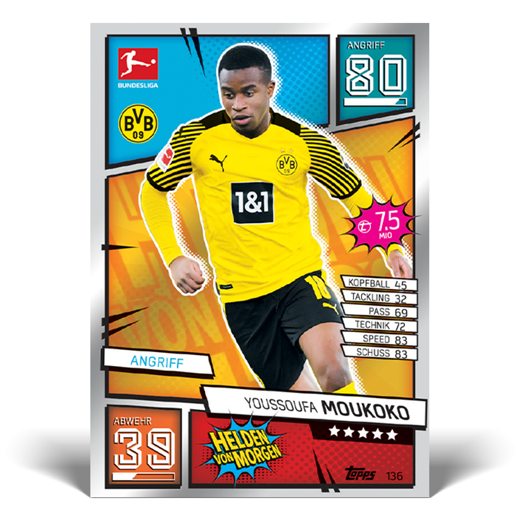 Topps Bundesliga Match Attax Chrome 2021/22 Hobby Box