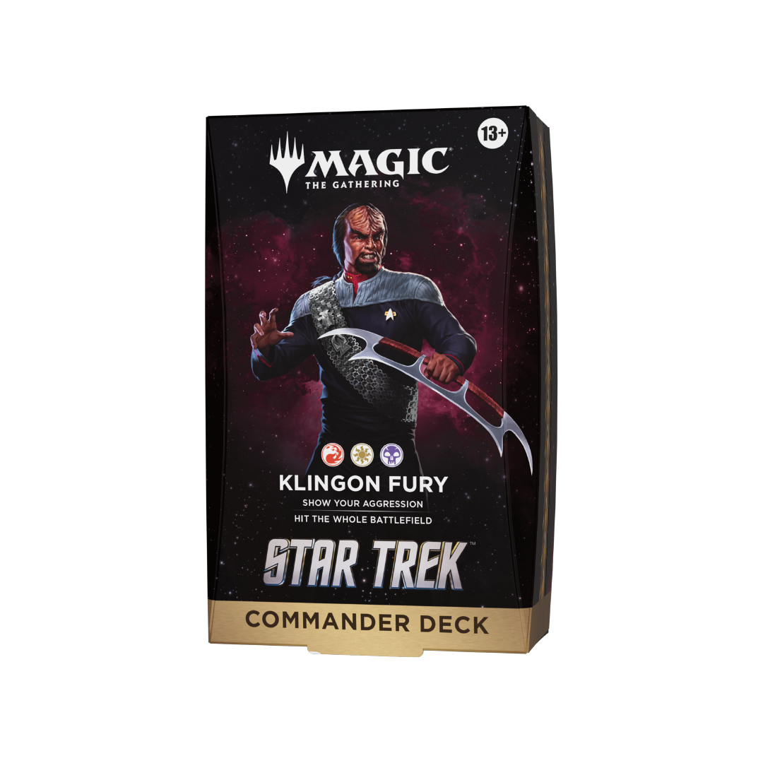 Magic: The Gathering Star Trek Commander Deck Klingon Fury- Pre-Order