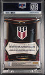 Panini Yunus Musah 1/1 Signature Black #S-YM 2024-25 Panini Select Fifa PSA 8