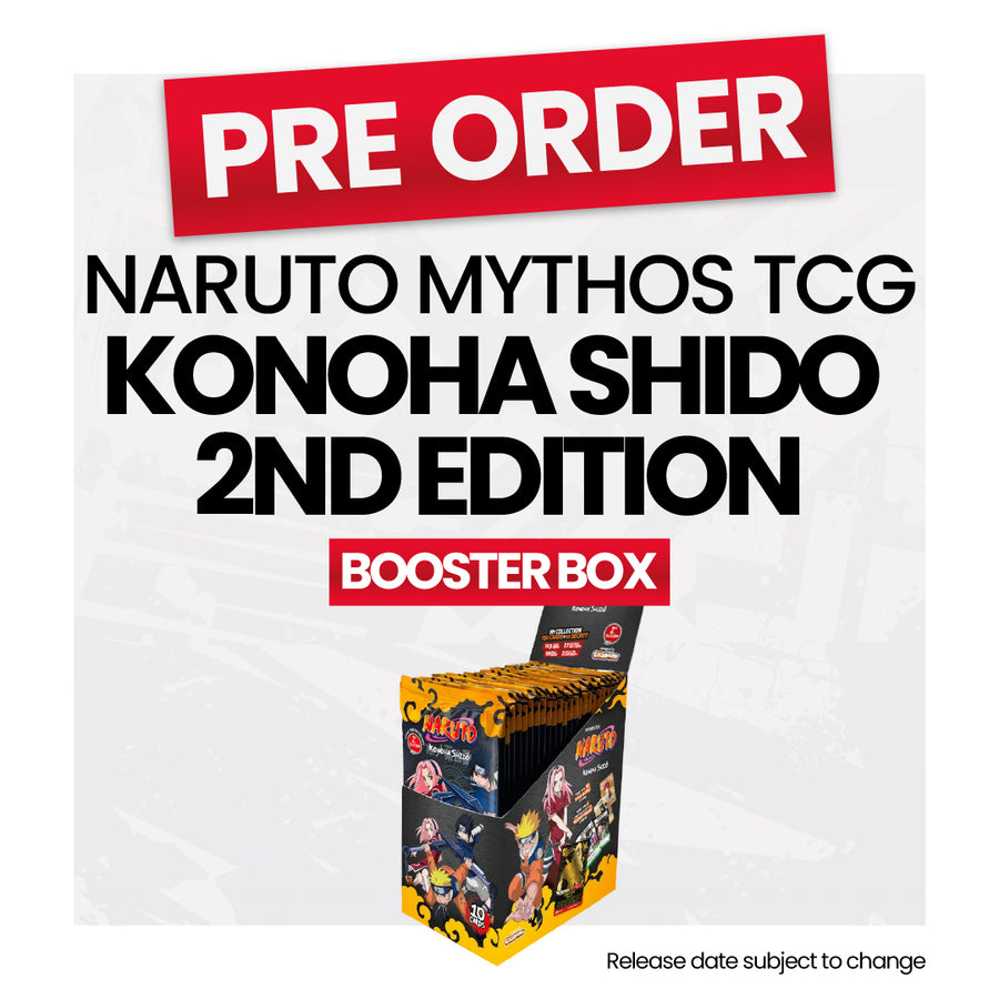 Naruto Mythos TCG: Konoha Shido Second Set Booster Box - Pre-Order