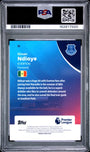 Topps Iliman Ndiaye 2/2 Tie Dye Geometric #82 2025 -2026 Topps Chrome Premier League PSA 9