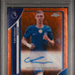 Topps Cole Palmer 02/25 Chrome Autograph Orange #CA-CP 2025 2025-2026 Topps Chrome Premier League Logofractor Edition Chrome PSA 9