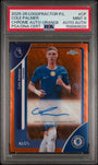 Topps Cole Palmer 02/25 Chrome Autograph Orange #CA-CP 2025 2025-2026 Topps Chrome Premier League Logofractor Edition Chrome PSA 9