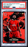 Topps Paul Breitner 4/5 legacy Red 2024-2025 Topps Inception Bundesliga PSA 10