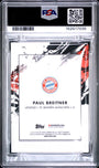 Topps Paul Breitner 4/5 legacy Red 2024-2025 Topps Inception Bundesliga PSA 10
