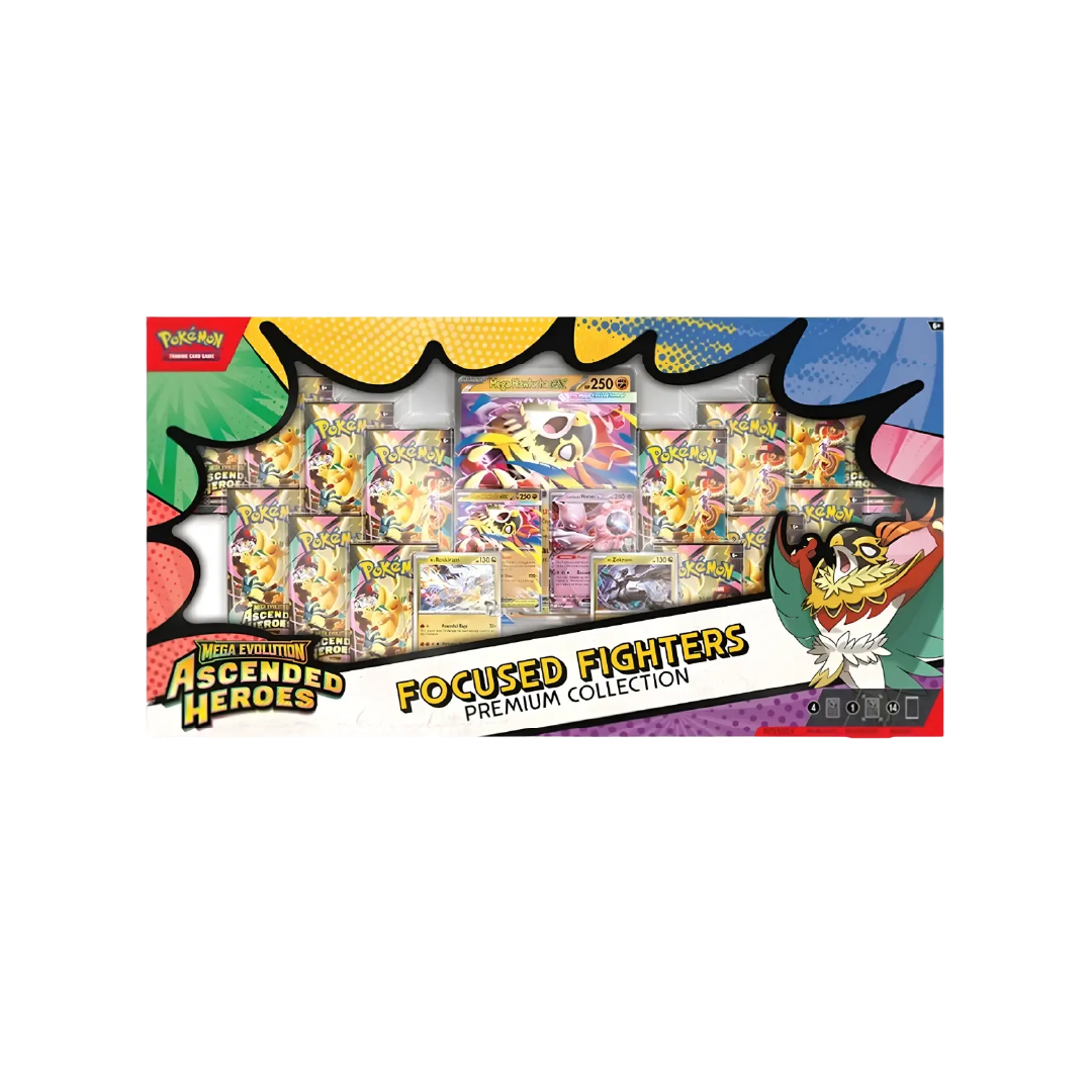 Pokémon TCG: Mega Evolution Ascended Heroes Focused Fighters Premium Collection