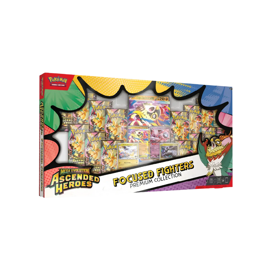 Pokémon TCG: Mega Evolution Ascended Heroes Focused Fighters Premium Collection
