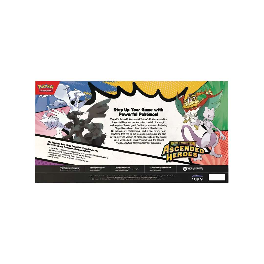 Pokémon TCG: Mega Evolution Ascended Heroes Focused Fighters Premium Collection