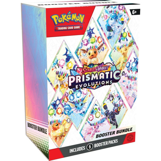 Pokémon Cards Scarlet & Violet Prismatic Evolutions Booster Bundle