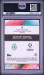 Topps Geovany Quenda 12/99 Green #28 2024-25 Topps Inception UCC PSA 10