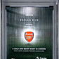 Topps Declan Rice A Cold & Rainy Night In Chrome #CRN-19 2025-26 Topps Chrome Premier League PSA 9