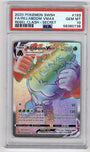 Pokemon Rillaboom Vmax 193/192 Full Art Secret Rare 2020 Sword & Shield Rebel Clash PSA 10