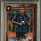 Topps Davide Frattesi Ruby Parallel Card /25 Museum Collection UCL 2023-24 #84 PSA9