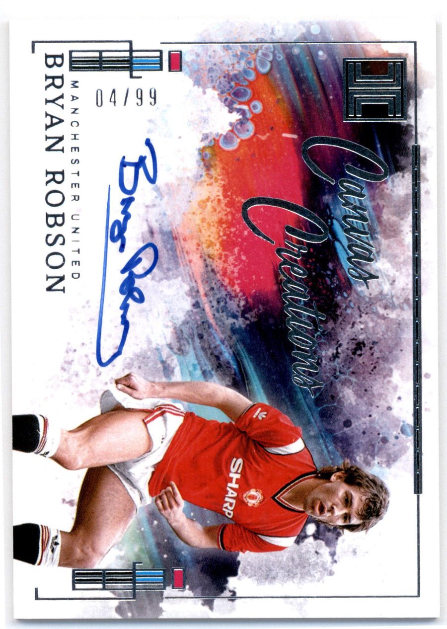 Topps Bryan Robson 04/99 Canvas Creations #CC-BR 2024 Impeccable Premier League Soccer
