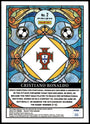 Panini Cristiano Ronaldo Stained Glass #2  2023-24 Panini Select Fifa Soccer