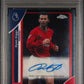 Topps Ryan Giggs 06/10 Chrome Autograph Black #CA-GS 2025 -2026 Topps Chrome Premier League Logofractor Edition PSA 9