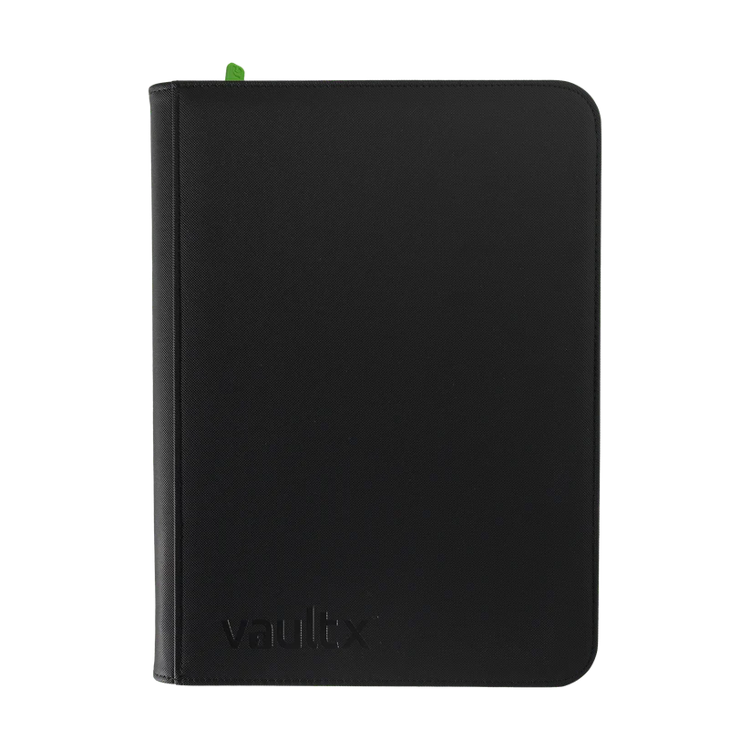 Vault X 9 pocket Exo-Tec Zip Binder - Black
