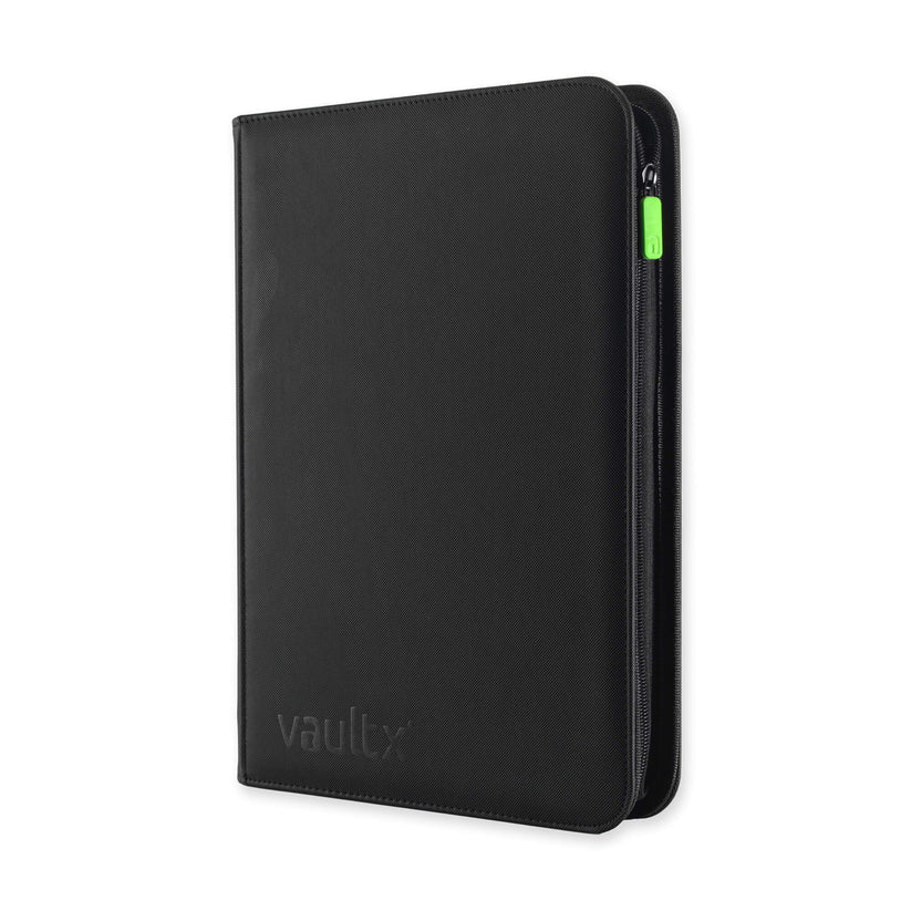Vault X 9 pocket Exo-Tec Zip Binder - Black