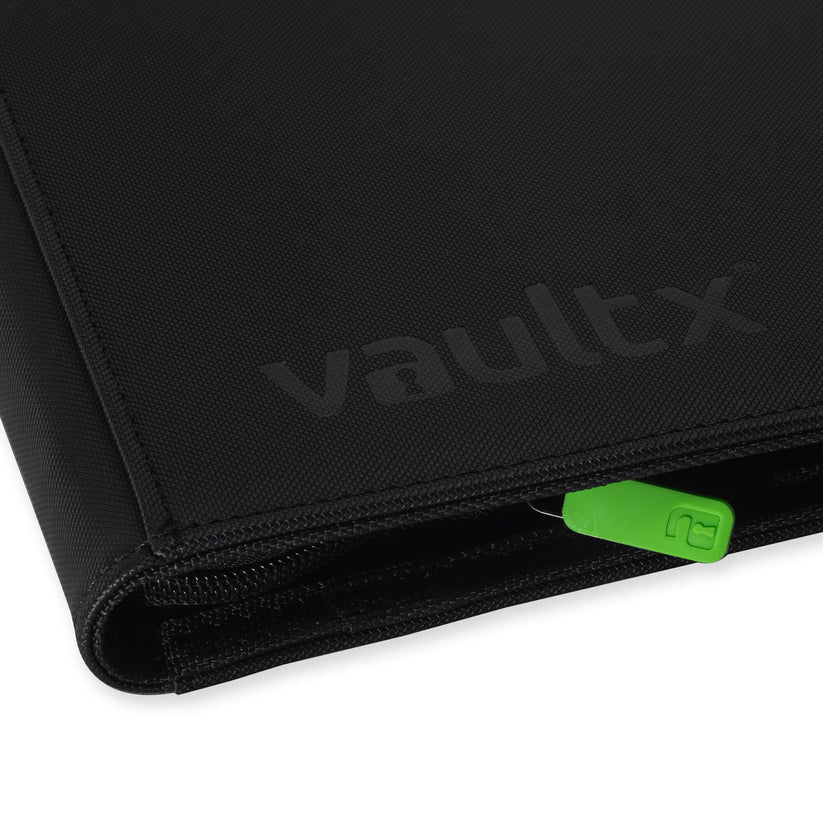 Vault X 9 pocket Exo-Tec Zip Binder - Black