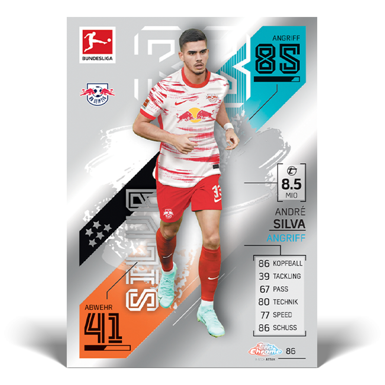 Topps Bundesliga Match Attax Chrome 2021/22 Hobby Box