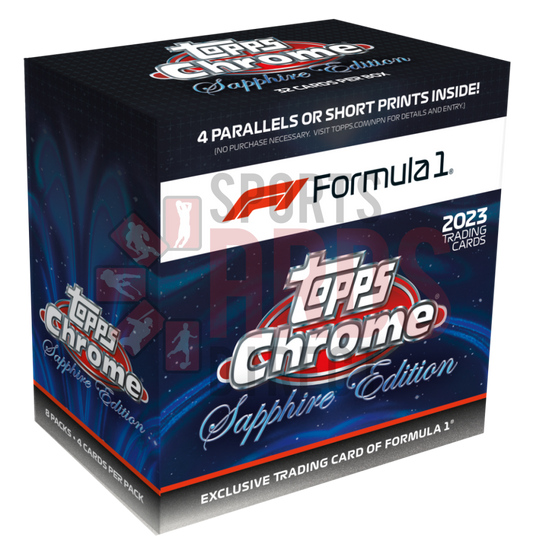 Topps Formula 1® Chrome Sapphire 2023 Hobby Box