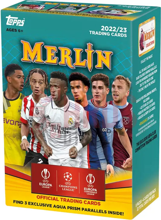 2022-23 Topps Merlin Uefa Soccer Cards Blaster Box Hobby