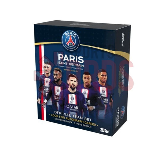 Topps Paris Saint-Germain Team Set 2023 Hobby Box