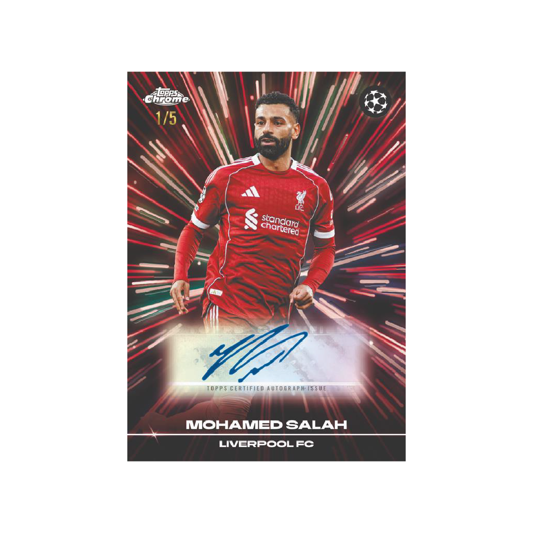 Topps Chrome UEFA Club Competitions 2025/26 Jumbo Box