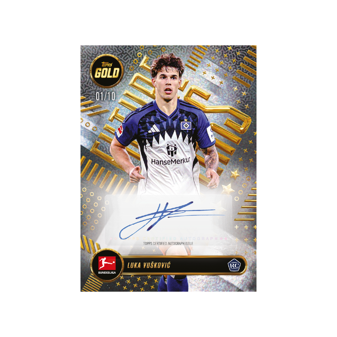 Topps Gold Bundesliga Soccer 2025-26 Hobby Box