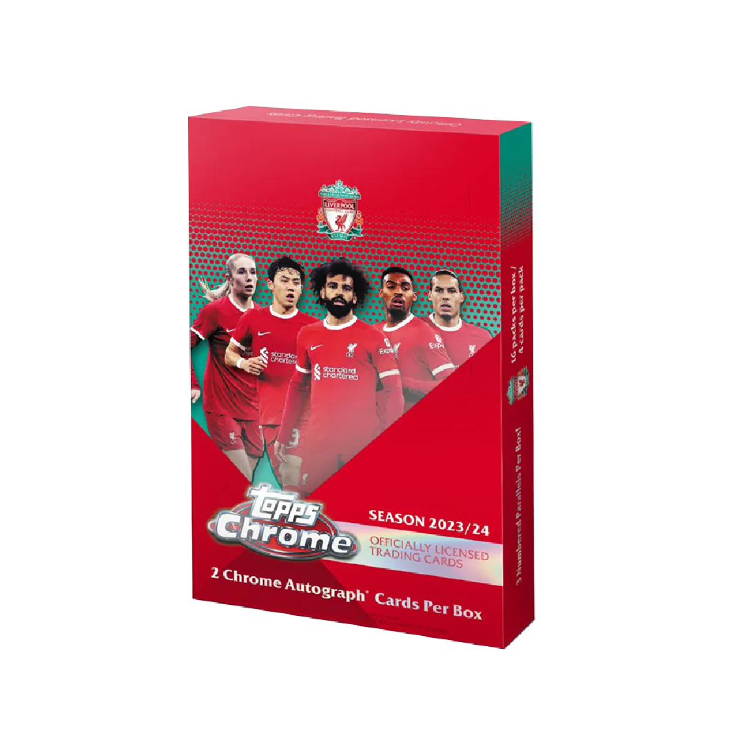 Topps Chrome Liverpool FC Hobby Box 23/24