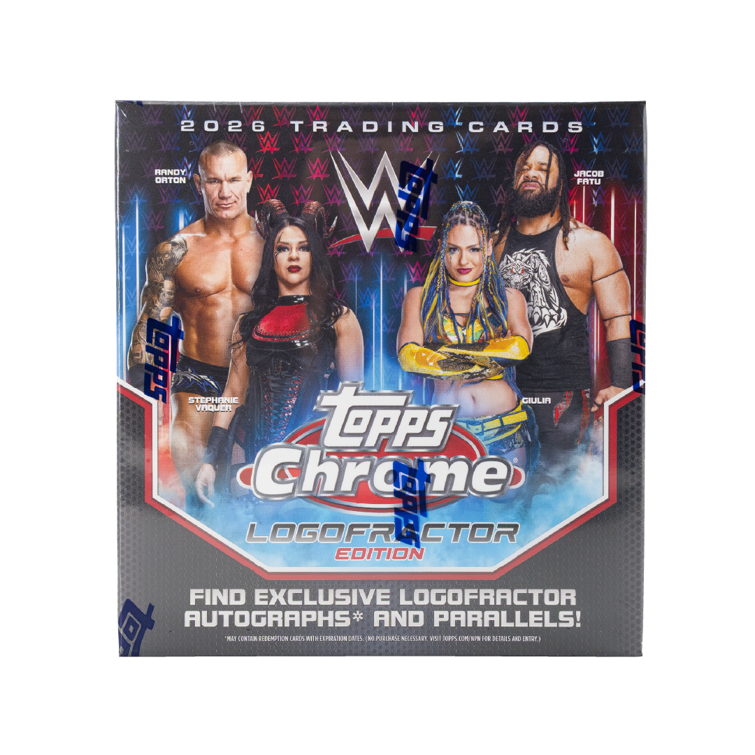 Topps Chrome WWE 2026 Logofractor Edition Box