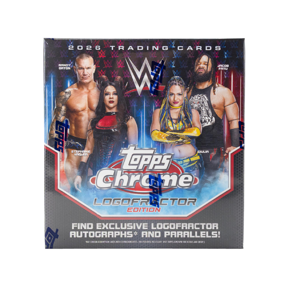 Topps Chrome WWE 2026 Logofractor Edition Box