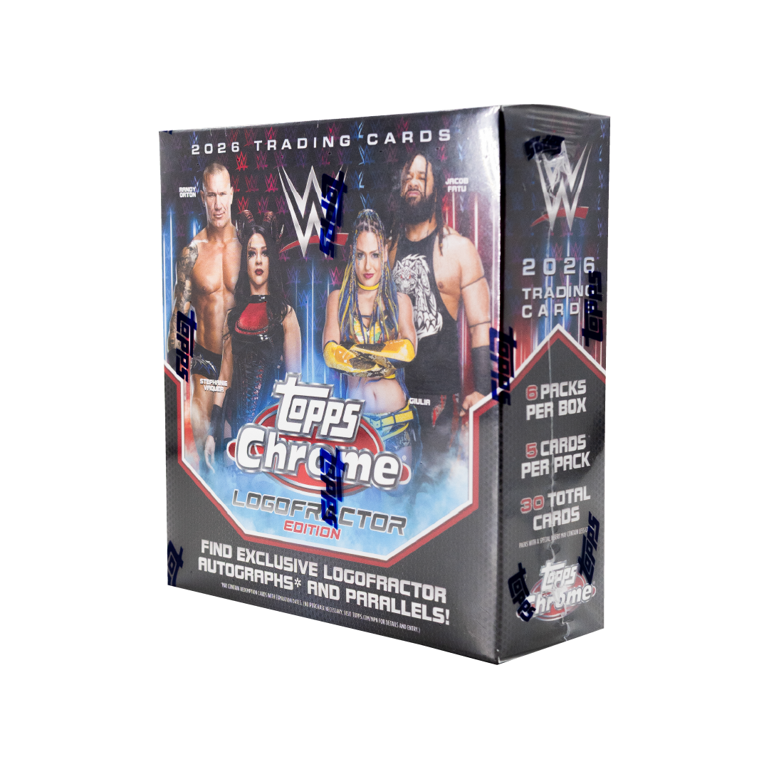 Topps Chrome WWE 2026 Logofractor Edition Box