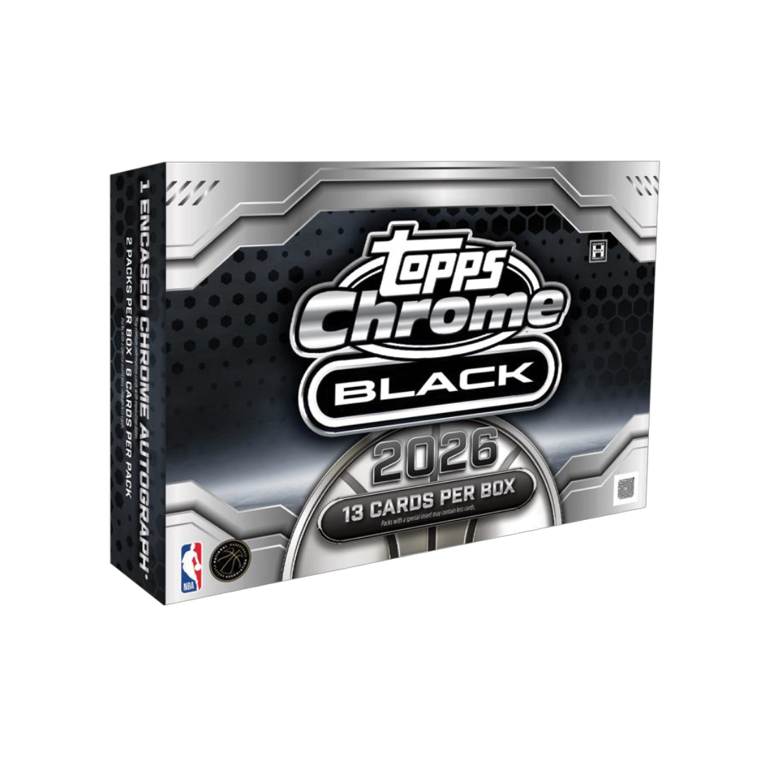 Topps Chrome Black NBA Basketball 2025-26 Hobby Box - Pre-Order