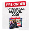 Topps Chrome Marvel Comics 2026 Hobby Box - Pre-Order