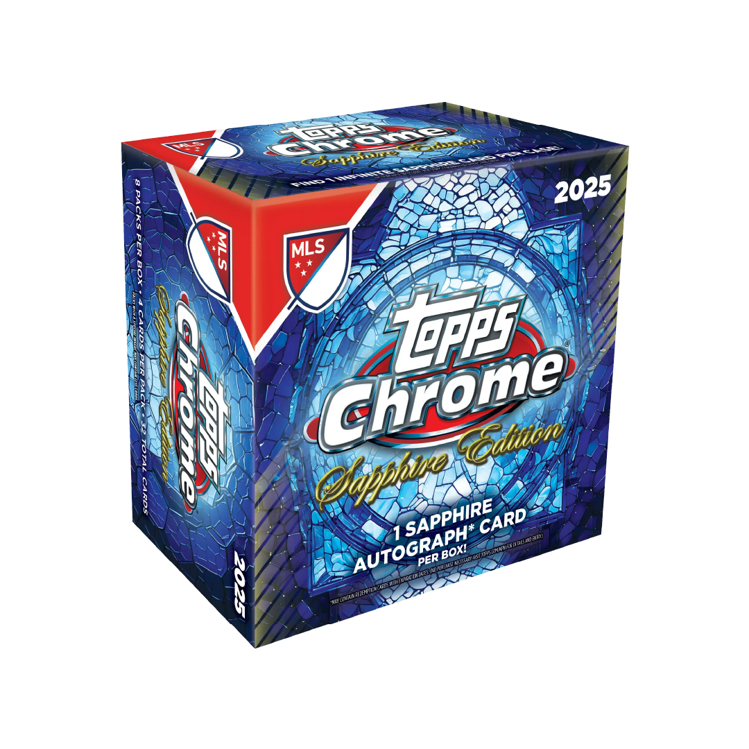 Topps Chrome MLS 2025 Sapphire Edition Hobby Box