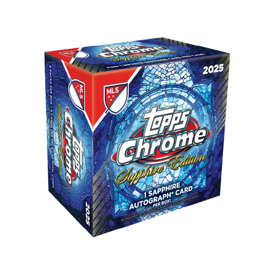 Topps Chrome MLS 2025 Sapphire Edition Hobby Box
