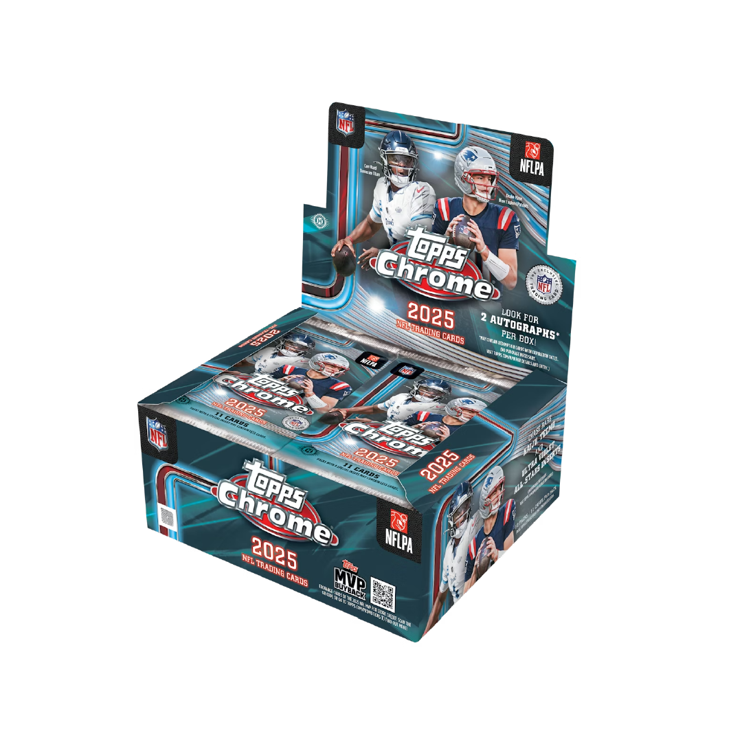 Topps Chrome NFL Football 2025 Hobby Jumbo Box