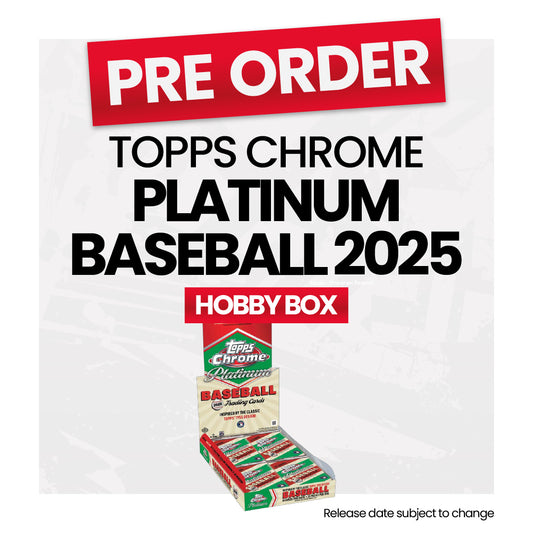 Topps Chrome Platinum Baseball 2025 Hobby Box - Pre-Order