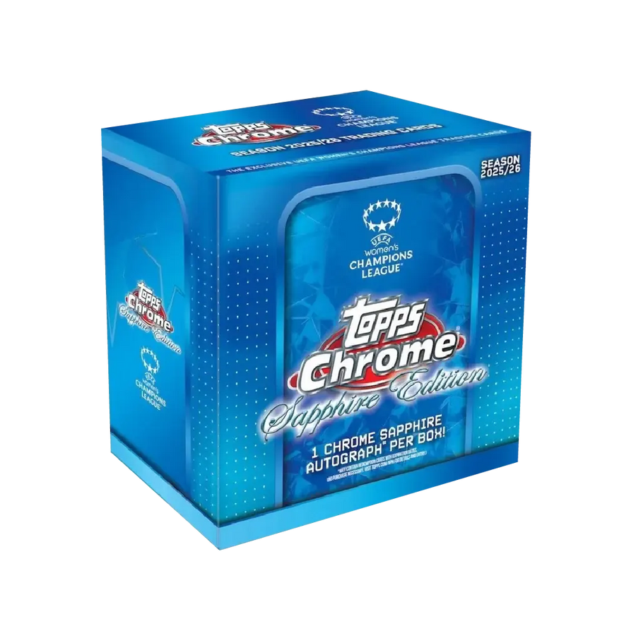 Topps UWCL Women's Chrome 2026 Sapphire Hobby Box